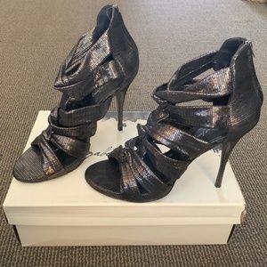 Elizabeth and James E-Love Mink Leather Heels